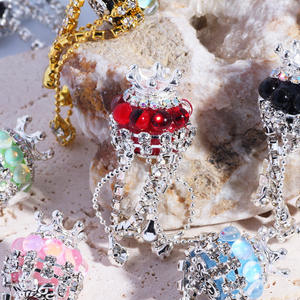 Gran oferta 2025, globos oculares de gato, borla, Bola de taladro, Bola de diamantes de imitación, cuentas de agujero recto, bolígrafos DIY, llavero, collar, accesorios - Product Image 1