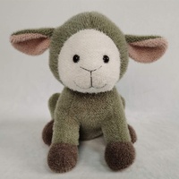 OEM/ODM vente en gros, jouet en peluche de 9 pouces en forme d'animaux sauvages, mouton et agneau en couleurs, bons amis pour enfants