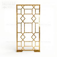 Panneau de fond de scène de luxe en acier inoxydable doré pour événements, location de fêtes, décoration de scène, vente en gros d'usine