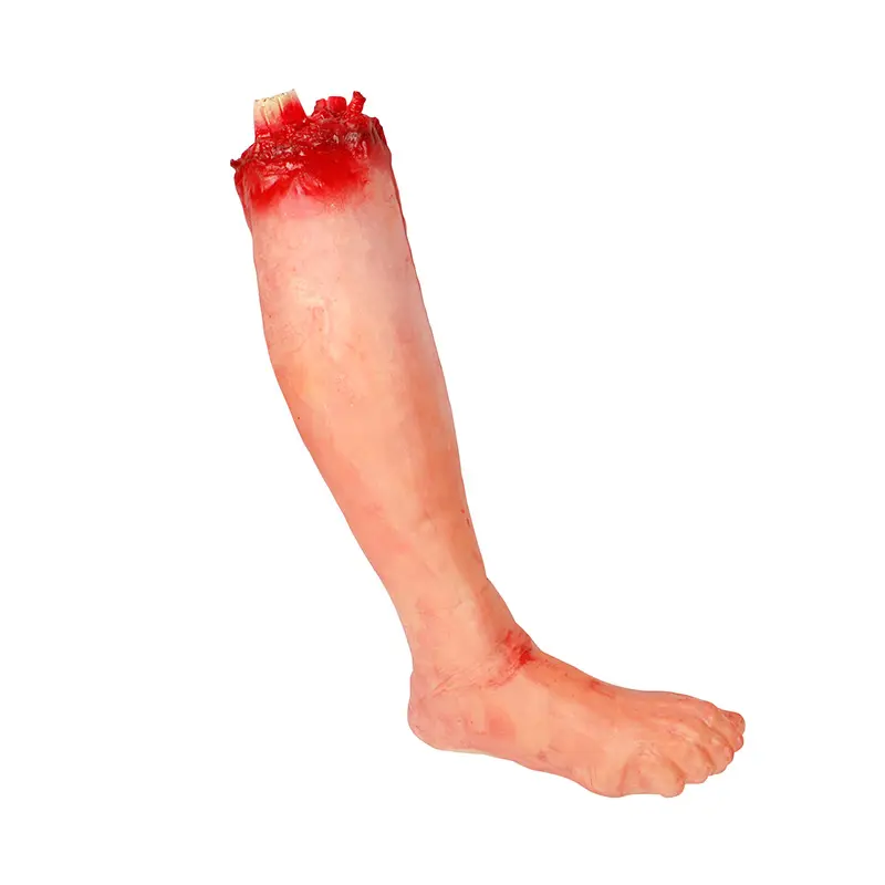 هالوي وهمية دموية مكسورة أجزاء الجسم الميت مسكون لوازم الرعب وهمية الساق الطرف الدعائم صعبة