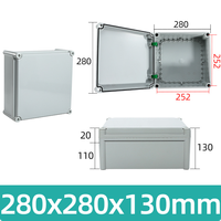 Boîtier de jonction étanche IP67 en plastique ABS Namunanee, surface polie, conception d'étanchéité pour alimentation extérieure, résistant à la pluie