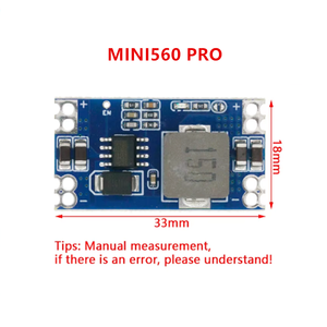 มินิ560 5A ตัวแปลงไฟ DC-DC แบบสเต็ปดาวน์  3.3V 5V 9V 12V  ประสิทธิภาพสูง  ควบคุมแรงดันไฟฟ้า  โมดูลจ่ายไฟแบบเสถียร - Product Image 5