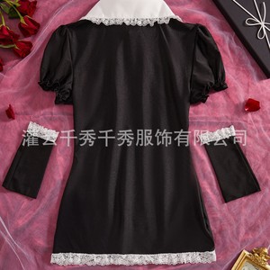 Nouveau haut d'été pour femme, style coréen, élégant et délicat, col marin, taille haute et amincissant, adapté au commerce transfrontalier - Product Image 5