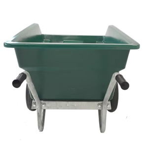 Chariot à main à roue unique en acier galvanisé, à économie d'énergie, avec <span class=keywords><strong>plateau</strong></span> en plastique, pour tracteur et fumier – Vente chaude - Product Image 3