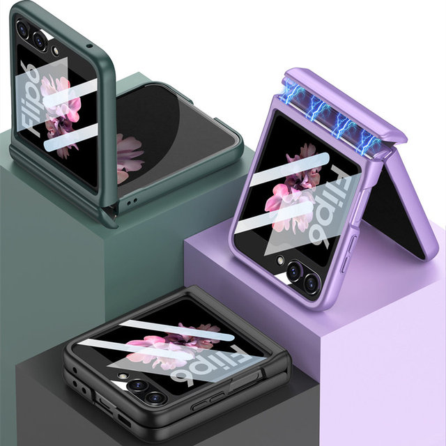 Big Window Screen Protector Hard Pc Full Cover for Samsung galaxy Z Flip 6, for Samsung Mobile Phone Z Flip6 Case