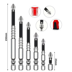 Phillips Screwdriver Bits 150mm S2 Steel High Torque K5 Anti Slip Impact Resistant For Drill Use - Product Image 1