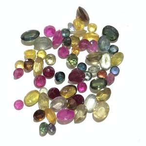 Mezcla de Zafiros de Colores Naturales, Mezcla de Tamaños de Zafiros, Zafiros Sueltos de Primera Calidad - Product Image 3