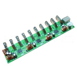 Boîtier en aluminium <span class=keywords><strong>DIY</strong></span>, concentrateur <span class=keywords><strong>USB</strong></span> 3.0 à 10 ports, carte de circuit imprimé, machine de fabrication de circuits imprimés - Product Image 3