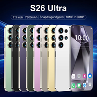 Nouveau Smartphone S26 Ultra 2025 22 Go + 2 To 5G Double SIM Écran OLED HD 144 Hz Déverrouillage Facial Android 14 Deca Core Anglais