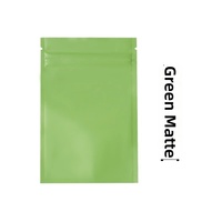 Sac d'emballage Lvyinyin Modèle 1 en aluminium givré, mini pochette plate réutilisable avec fermeture éclair, pour bijoux et cadeaux, idéal pour boîte surprise.