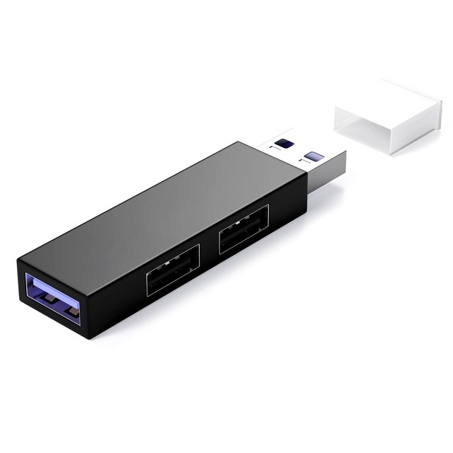 Portable Mini 3 in 1 Usb3.0 Usb2.0 Ports 5Gbps Usb Hub for Computer