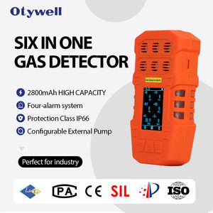 Otywell Original OT137 <strong>Portable</strong> 6 in 1 LCD Gas Detector Multi Gas <strong>Monitor</strong> with High Accuracy for O2 CO H2S LEL <strong>CO2</strong> NH3 - Product Image 2