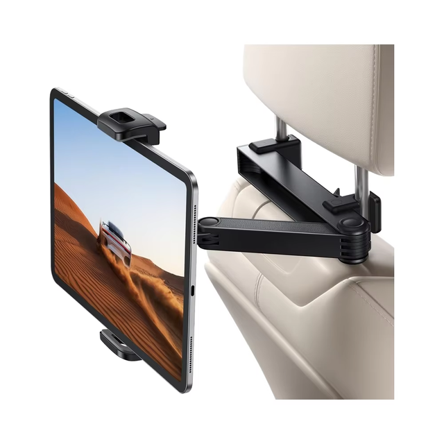 3-in-1 Extension Arm Kids iPad Pro Air Mini for Galaxy Fire HD 4.7-13\" Car Headrest Tablet Holder Lockable for Mobile Phone
