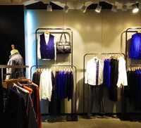 Boutique moderne Möbel Kleidung Display Rack Schneider Shop Innen architektur Kleidungs stücke Shop Dekoration