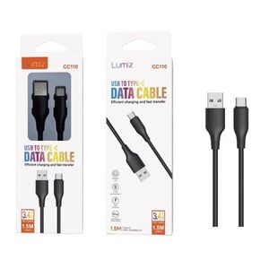 Câble de données Lumiz USB vers Type C 1,5 m 3,4 A pour charge rapide et transfert - Product Image 1