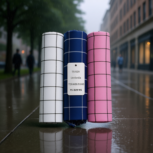 Ombrello Pieghevole TS-D29NS a Tre Sezioni, Apertura Manuale, 8 Stecche, Protezione da Sole e Pioggia, Design Minimalista per Viaggi - Product Image 2