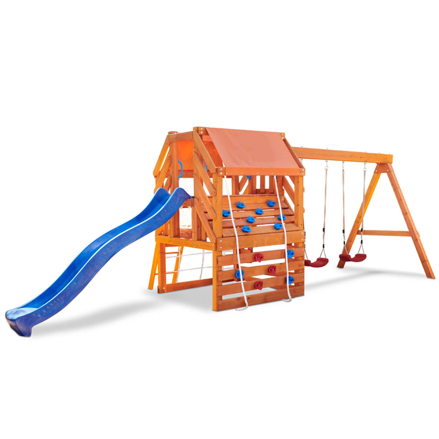 Playcenter Combo Swing Set No Slide Shop For Durable Wooden Swing