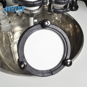 Reattore di vetro monostrato 10L che riscalda la <span class=keywords><strong>sintesi</strong></span> di reflusso del distillatore di reazione a pressione negativa sotto vuoto - Product Image 4