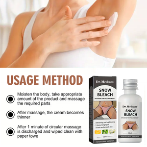 Lotion corporelle blanchissante Snow Bleach Diluer aisselles et cuisses La crème éclaircissante à la mélanine - Product Image 3