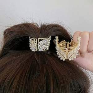 دبوس شعر عالي الجودة بجناح الملاك ذيل الحصان للنساء على الطراز الكوري الرأس الخلفي إكسسوارات هدايا أغطية الرأس إكسسوارات للشعر - Product Image 6