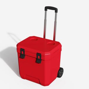 24L Professional Hard Insulated PP Material Waterproof <b>Ice</b> <b>Cooler</b> <b>Box</b> with Wheeled Design Portable Outdoor <b>Cooler</b> for Food Cans - Product Image 1