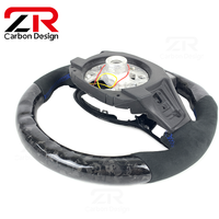 Volant en fibre de carbone forgée avec affichage LED du régime moteur pour BMW G01 G02 G05 G20 G30 G80 G10 G11 G15 G16 G87 M3 M4 G32 G34 G36