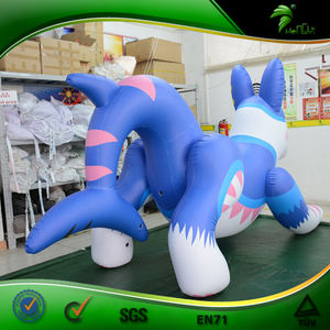 Husky-juguete inflable gigante, disfraz de perro de dibujos animados personalizado - Product Image 4