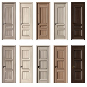 Puerta Interior Moderna de Madera Sólida a Prueba de Balas con Acabado para Baño, Dormitorio y Uso Exterior - Product Image 5