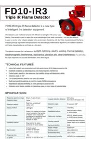 <span class=keywords><strong>Detector</strong></span> de Gás Tóxico à Prova de Explosão Industrial FD10-<span class=keywords><strong>UV</strong></span> WGSensor DC24V Nova Tecnologia <span class=keywords><strong>Detector</strong></span> de Chamas <span class=keywords><strong>UV</strong></span> <span class=keywords><strong>IR</strong></span> - Product Image 5