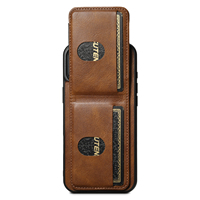 Étui de téléphone SUTENI pour iPhone 18 Pro Max avec porte-cartes, bande élastique, texture lisse, support en similicuir de luxe, compatible avec les modèles 17, 16 Plus, 15, 14, 13, 12