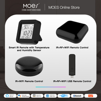 Télécommande universelle Moes Tuya WiFi RF IR Blaster Télécommande sans fil RF 433/315MHz