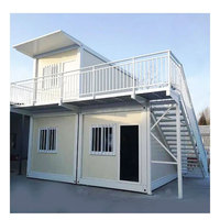Dortoir pliable modulaire préfabriqué Petite maison pliable Conteneur pliable Maison préfabriquée avec toilettes