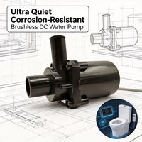 Pompe Circulation Eau Chaude 12V/24V - Basse Pression, Économique, Silencieuse, OEM pour Chauffage