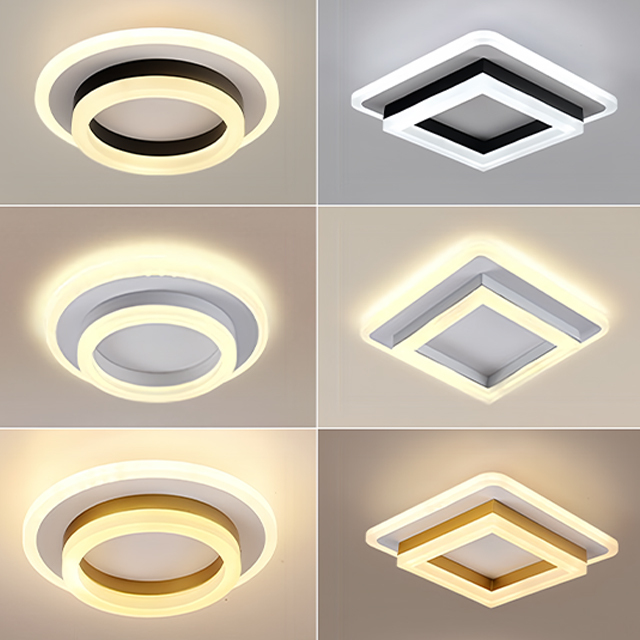 Modern Nordic Light Fixtures Pop Square Acrylic Lamp Ceiling Home Decoration Hallway Corridor Led Ceiling Light · image 4