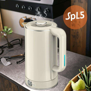 Voedselveilige roestvrijstalen 1,8L draadloze elektrische waterkoker met warmhoudfunctie, 220V, anti-verbrandings temperatuurregeling voor huishoudelijk gebruik - Product Image 2