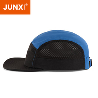 Casquettes de course et de camping 5 panneaux en tissu nylon imperméable à bord souple, séchage rapide, en polyester, non structurées, pour le sport et le trail