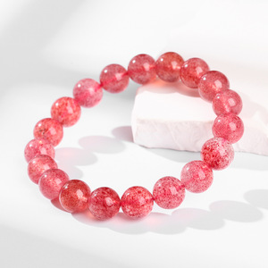 สร้อยข้อมือควอตซ์สตรอเบอร์รี่ธรรมชาติ - Product Image 4