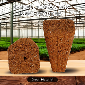 32 cellules <span class=keywords><strong>grand</strong></span> sol <span class=keywords><strong>de</strong></span> tourbe <span class=keywords><strong>de</strong></span> coco <span class=keywords><strong>de</strong></span> coco 500 pièces bouchon <span class=keywords><strong>de</strong></span> démarrage Culture légume fleur plante usine <span class=keywords><strong>de</strong></span> culture pots <span class=keywords><strong>de</strong></span> coupe jardinières - Product Image 6
