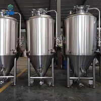 Usine de brasserie de bière automatique Unitank de bière pour le brassage artisanal de bière 500l 1000l 2000l équipement de fermentation Unitank