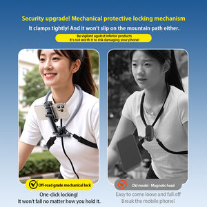 Nouveau support de <span class=keywords><strong>téléphone</strong></span> portable flexible en alliage d'aluminium et silicone à mémoire de forme, réglable à 360 degrés, avec clip portable - Product Image 4