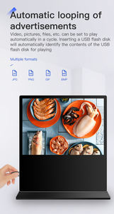 Pantalla LCD Vertical de 100 Pulgadas con Pantalla Táctil Capacitiva de 10 Puntos de la Marca <span class=keywords><strong>LG</strong></span>, <span class=keywords><strong>Soporte</strong></span> para Uso en Ascensores, Pantalla LED HD 4K Grande para Publicidad - Product Image 4