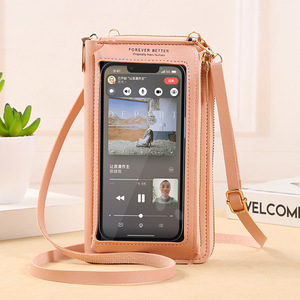 Tendance clair PVC écran tactile sacs de téléphone pour tous les téléphones bandoulière réglable bandoulière sacs de téléphone <span class=keywords><strong>portable</strong></span> pour iPhone - Product Image 5