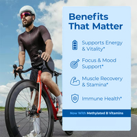 Capsules multivitaminées Runxin avec vitamines B12 et C certifiées HALAL 500mg/750mg/1000mg pour le soutien immunitaire des hommes adultes