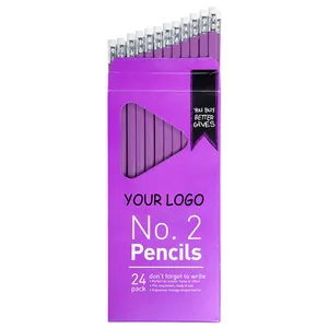 Товары для школы и студентов, ластик HB 2B, набор карандашей lapiz, канцелярские карандаши с индивидуальным принтом для детей