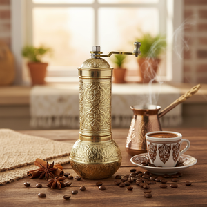 Color oro especias y Café Manual molinillo de Turquía - Product Image 3