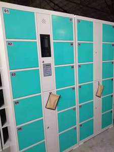 Casillero de Seguridad Metálico Inteligente con Cerradura Electrónica Digital, Almacenamiento de Equipaje Recargable en Aeropuertos y Estaciones de Tren, Estructura Ensamblada - Product Image 2
