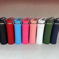 Bouteilles de flacons d'eau thermos isolés scellés sous vide en acier inoxydable pour le travail et les voyages Termo