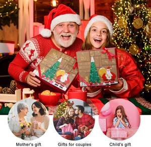 Calendrier de l'Avent Imprimé Beauté et Soins de la Peau, Coffrets Bain pour Femme, Lotion Mains, Boîte Cadeau en Carton 24 Jours, Emballage de Noël - Product Image 5