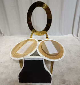 Chaises empilables en métal pour hôtel, mobilier de salle à manger moderne pour mariages et événements - Product Image 3