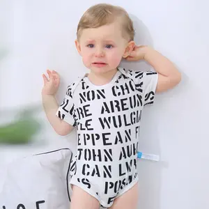 2022 özel bebek giyim yaz tarzı onesie bebek pijama pamuk bebek romper